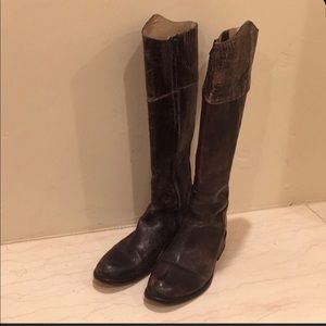 Steve Madden Distressed riding boots